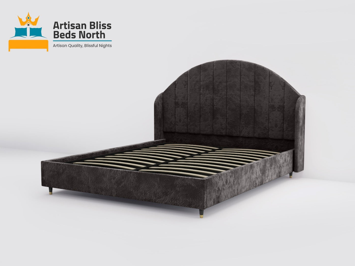 Crescent Wing Design Bed