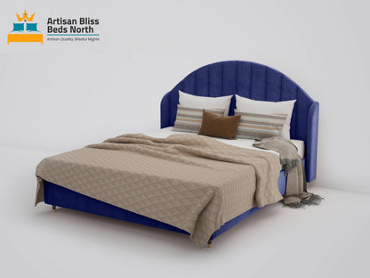 Crescent Wing Design Bed