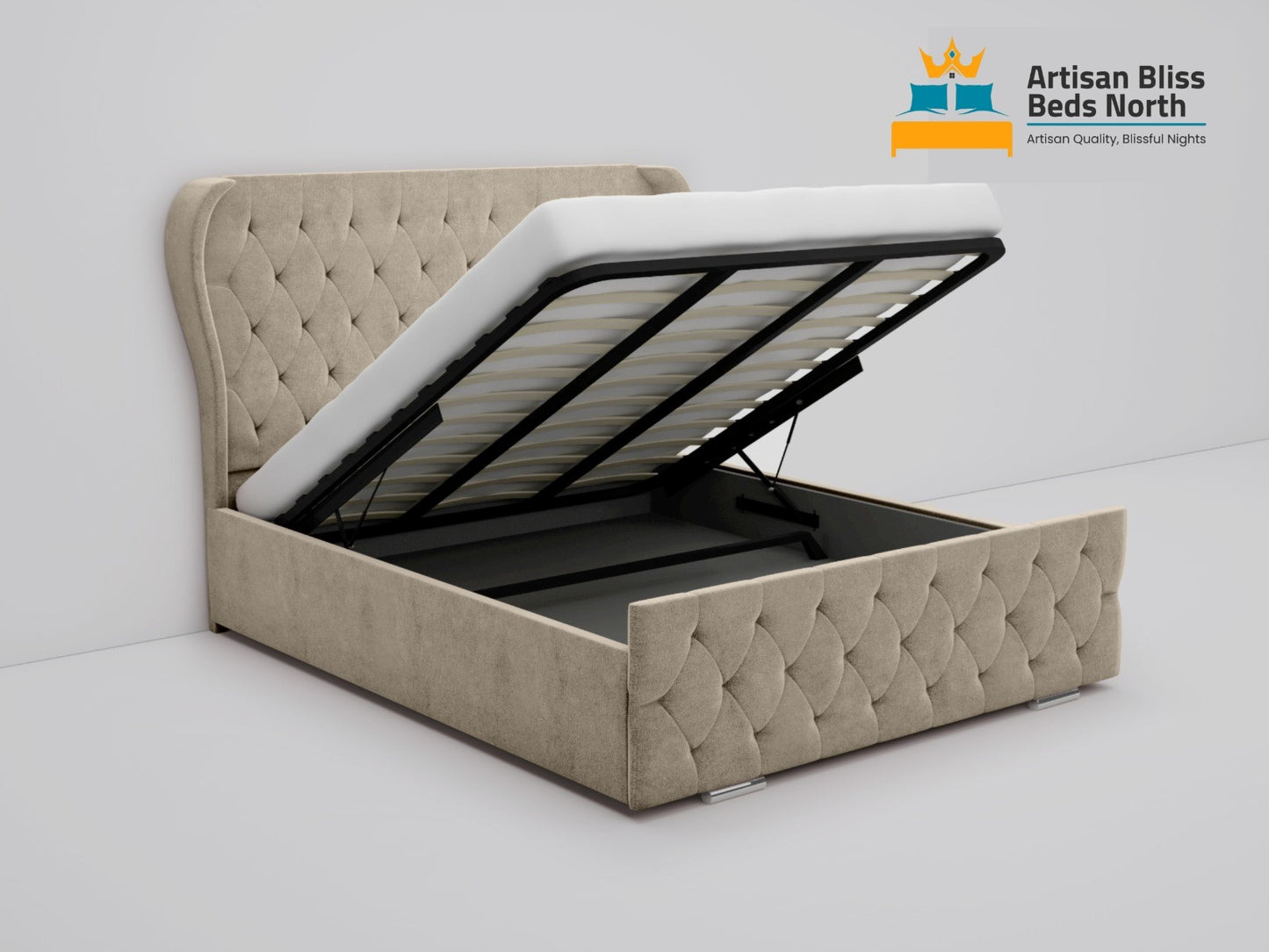 Oxford wing back bed