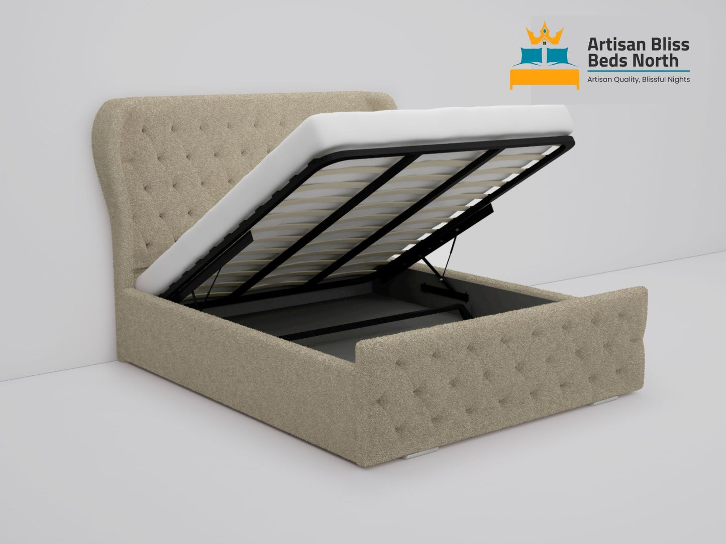 Oxford wing back bed