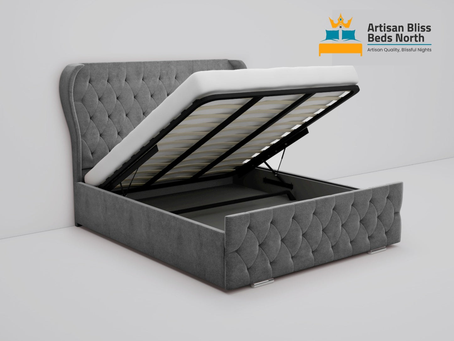 Oxford wing back bed