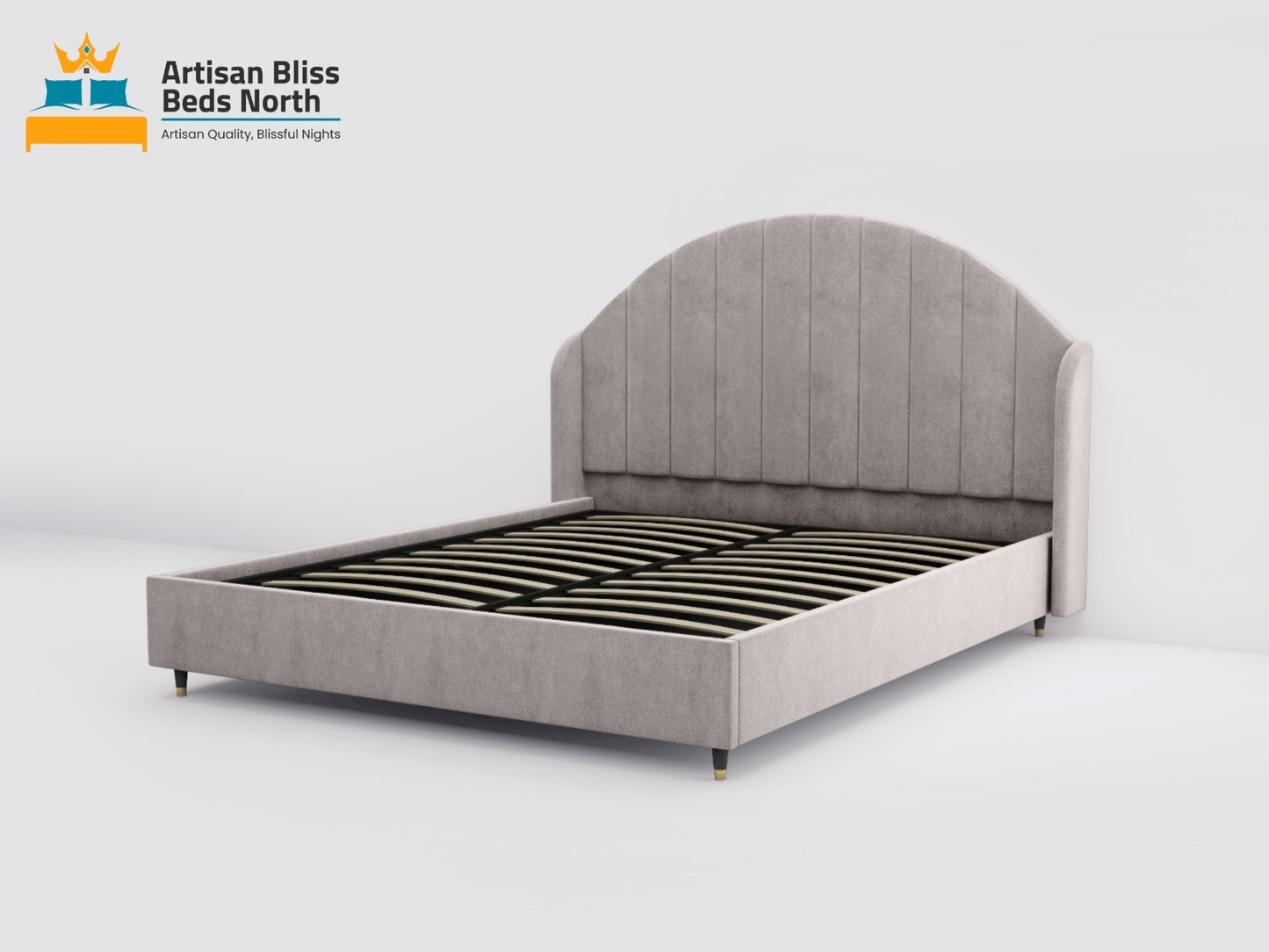 Crescent Wing Design Bed