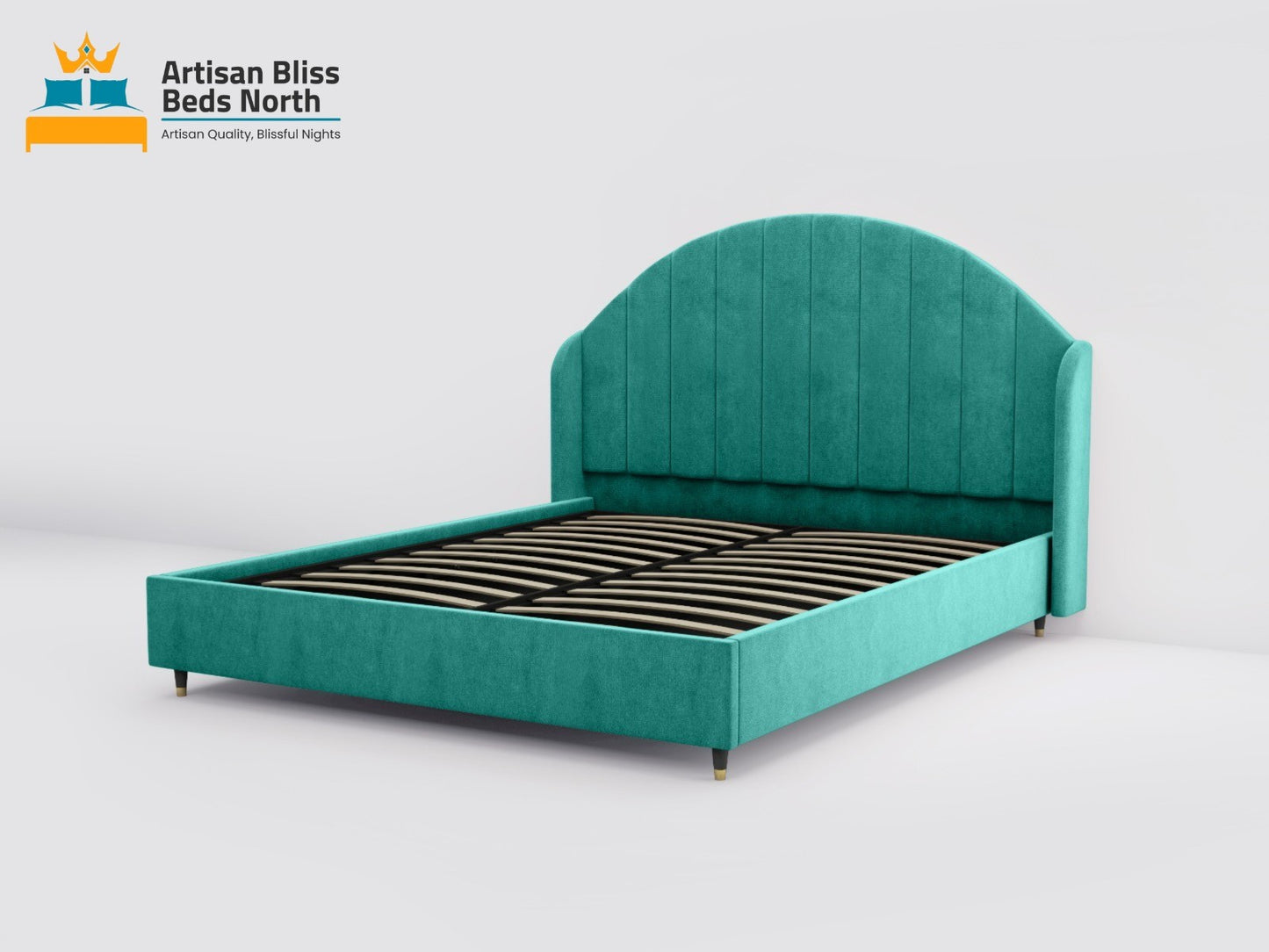 Crescent Wing Design Bed