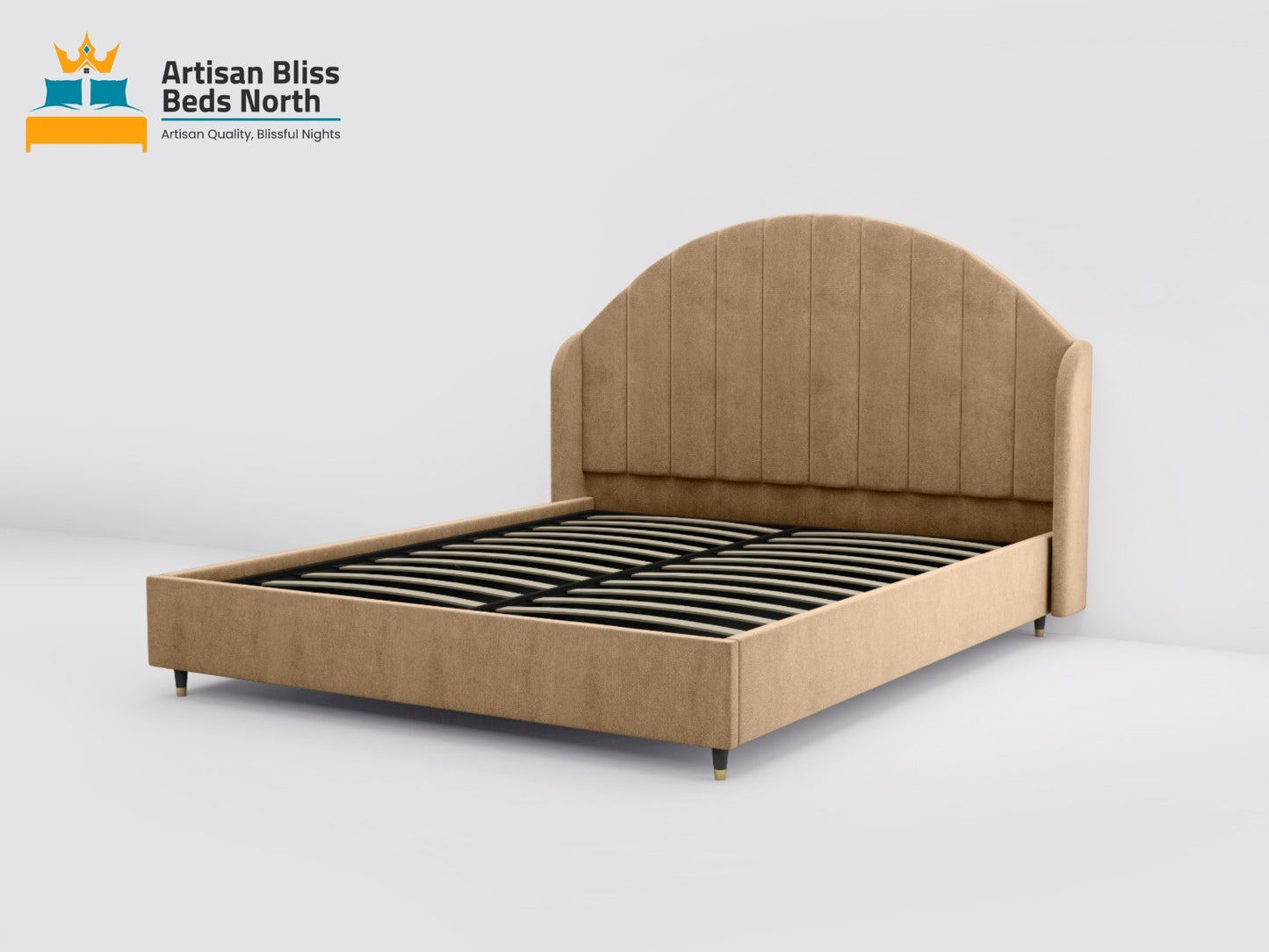 Crescent Wing Design Bed