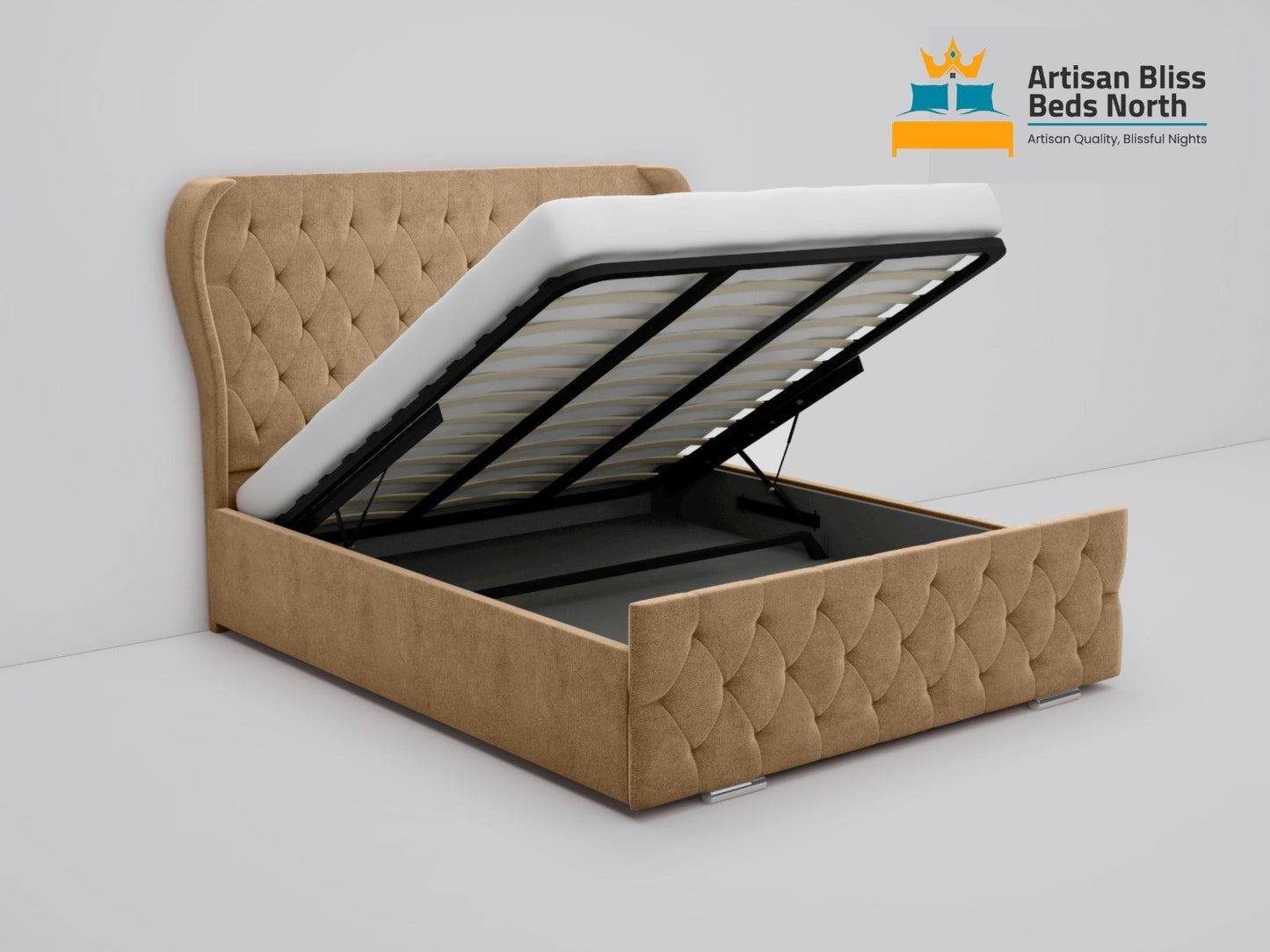 Oxford wing back bed