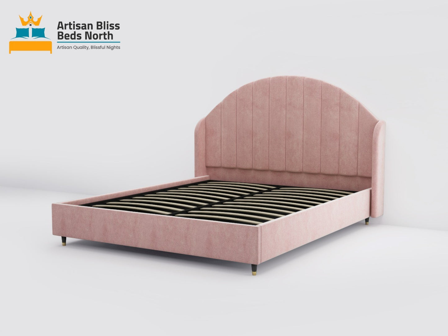 Crescent Wing Design Bed