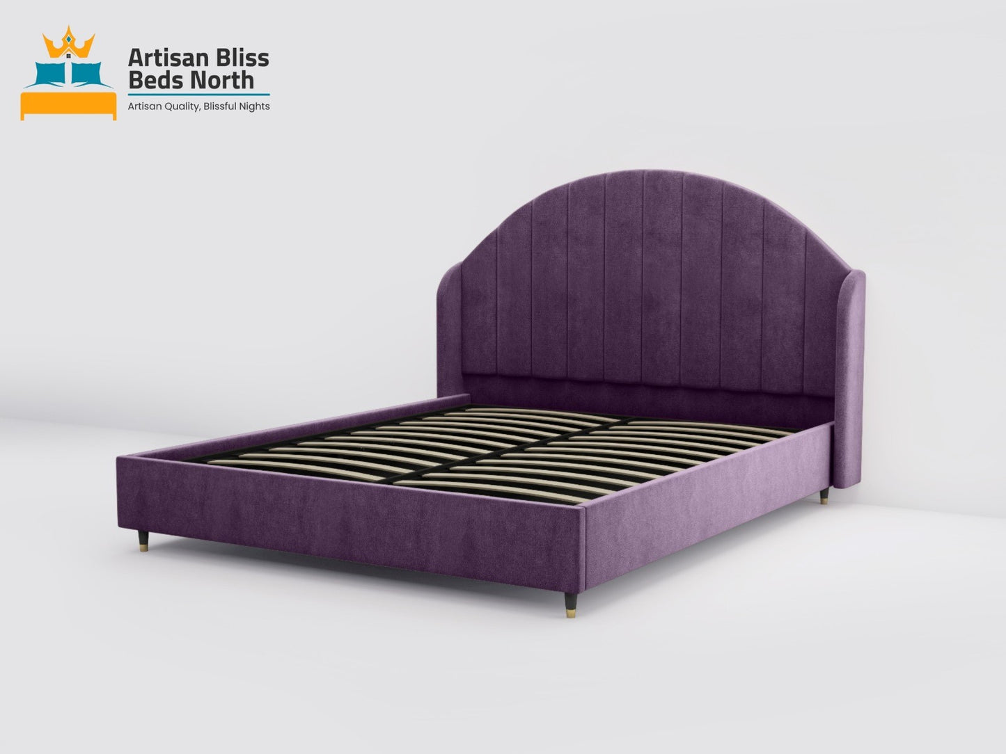 Crescent Wing Design Bed