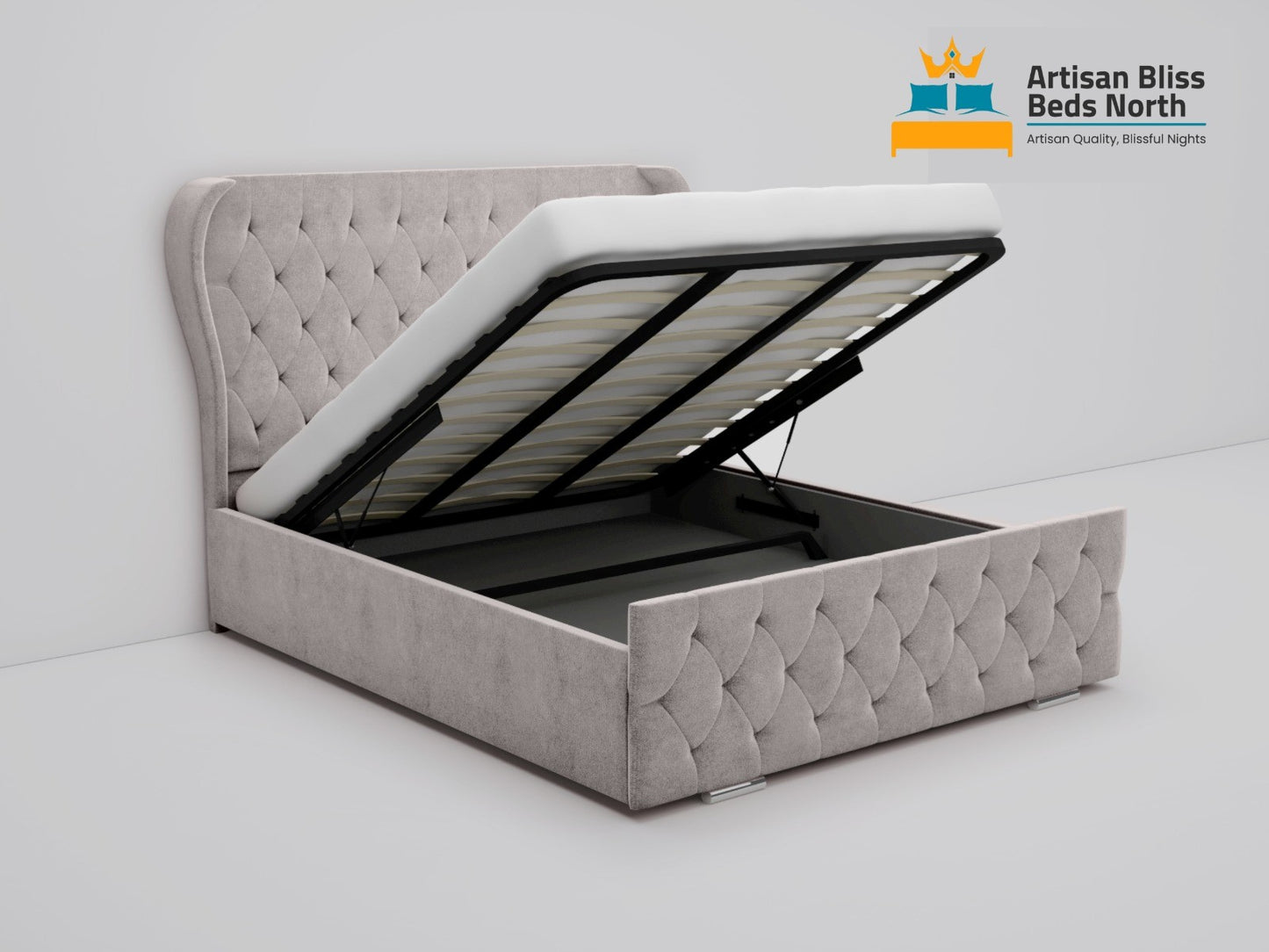 Oxford wing back bed