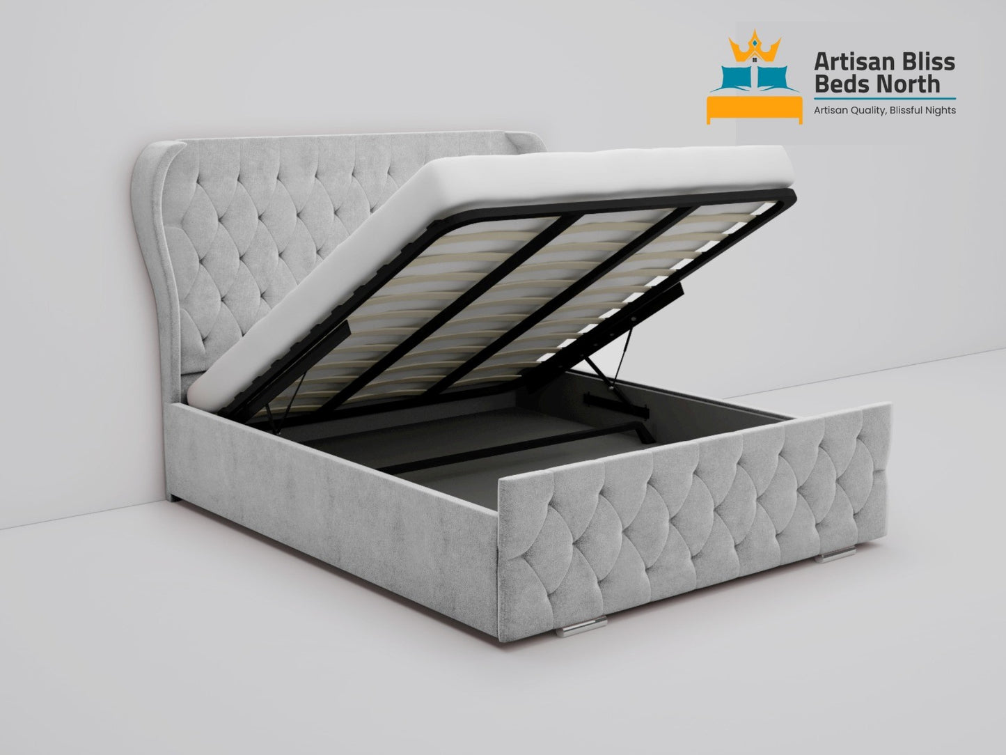 Oxford wing back bed